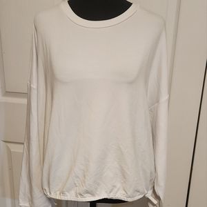 Fabletics Long Sleeve Shirt with drawstring waist